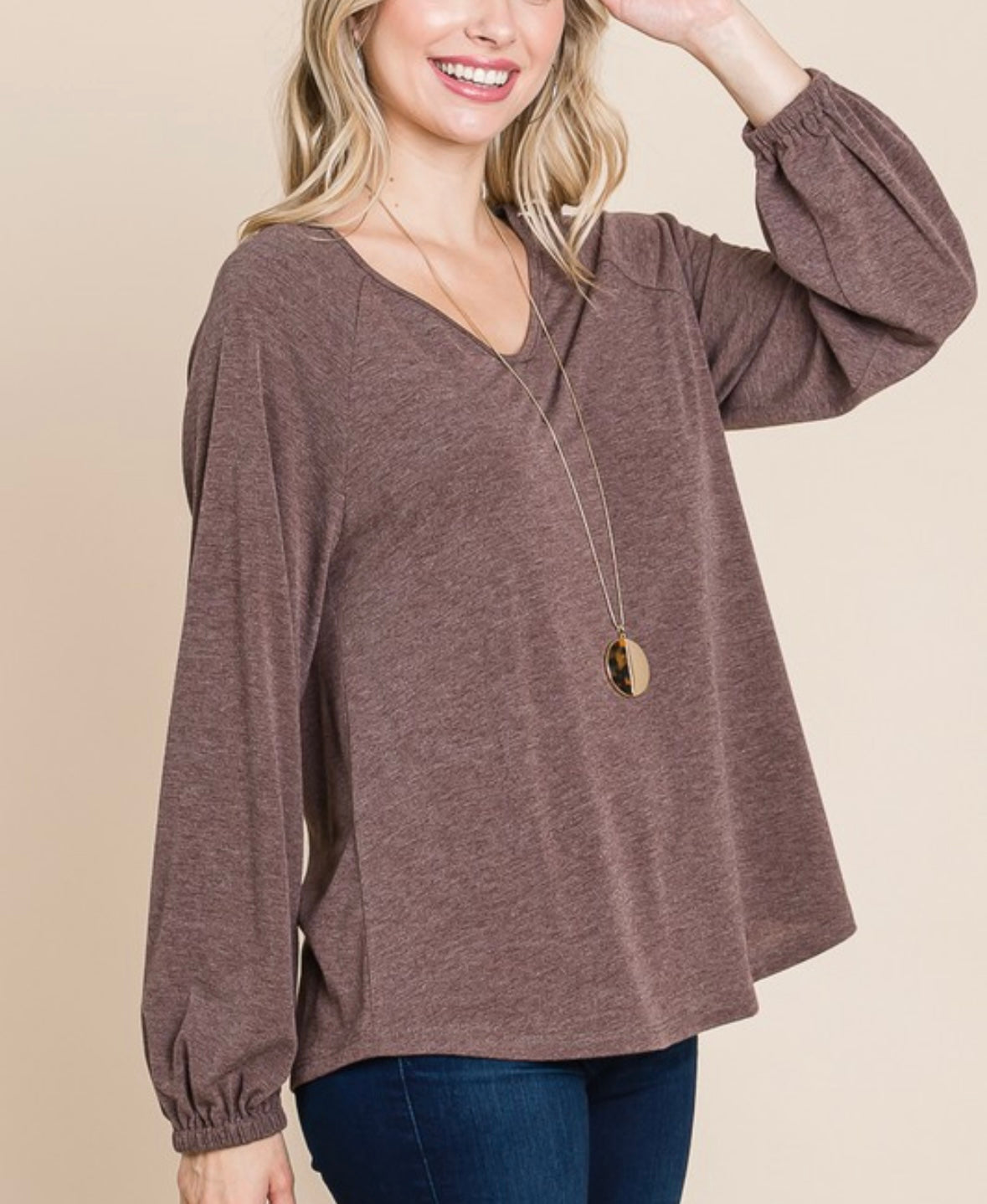 Casual V-neck Top (2 colors)