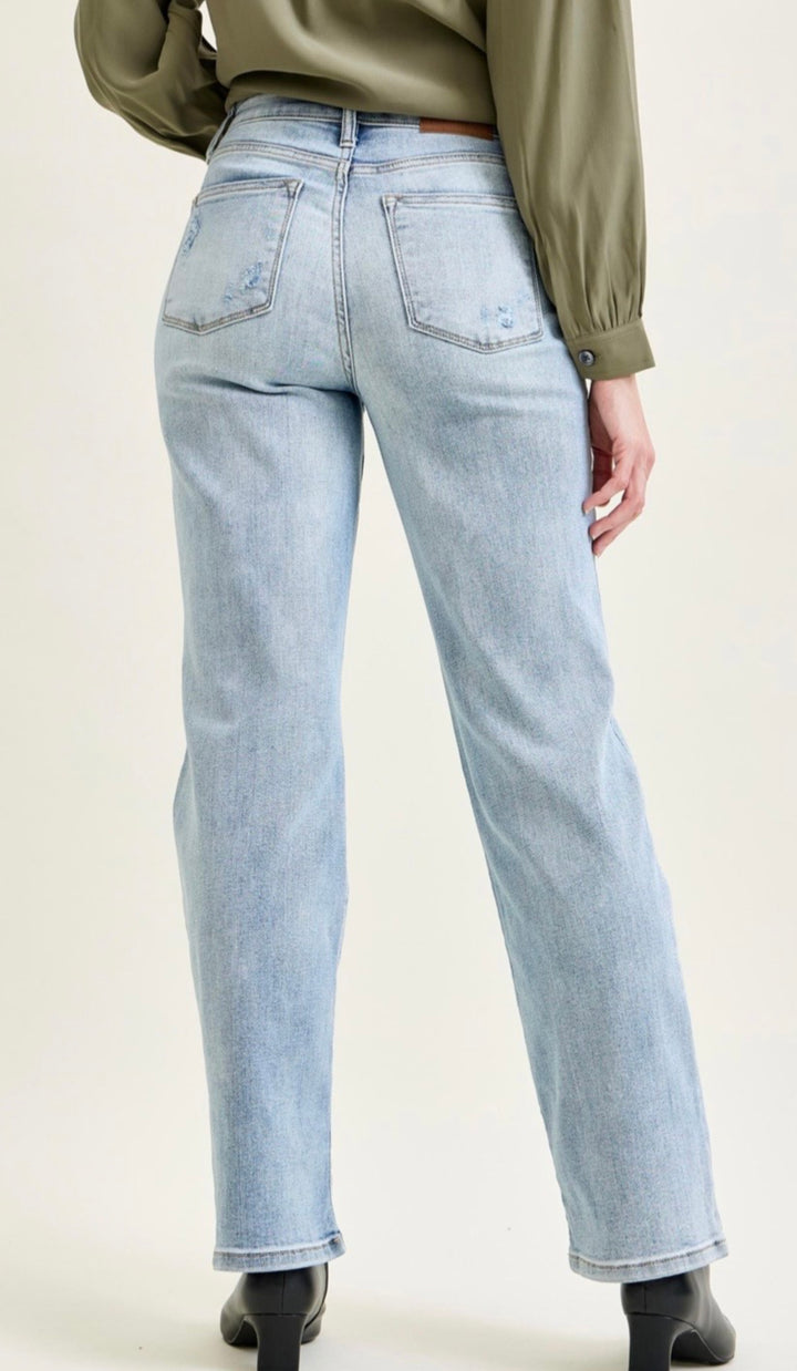 Judy Blue HW Straight Leg Jeans
