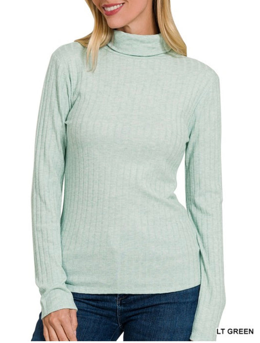 Ribbed Turtleneck (3 colors)