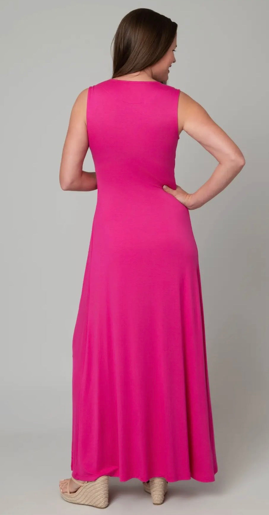 Twist Front Maxi Dress