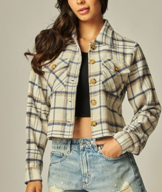 Cropped Shacket (2 options)