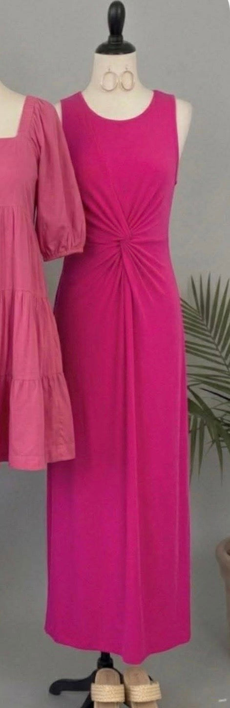 Twist Front Maxi Dress