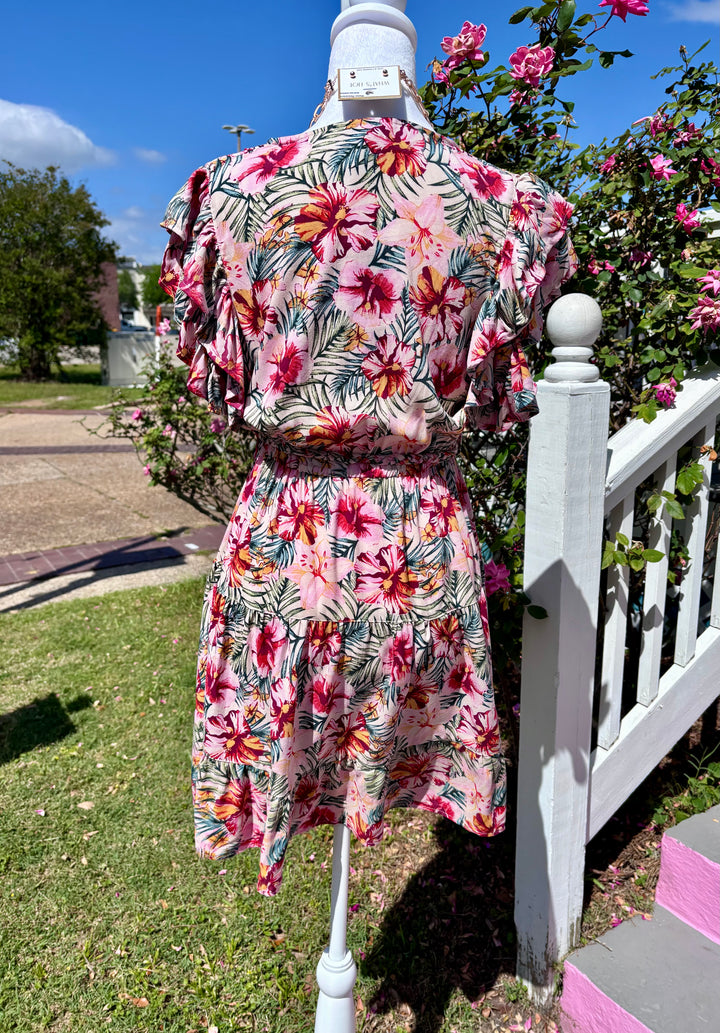 Tiered Mini Dress