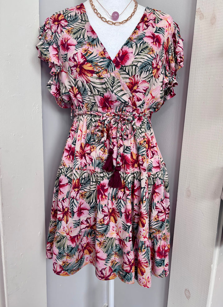 Tiered Mini Dress