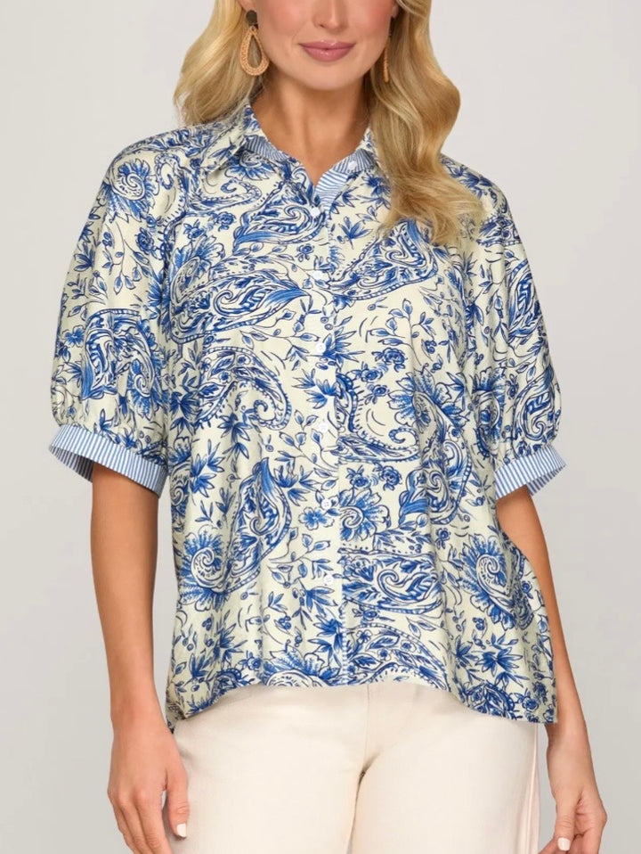 Into the Blue Blouse