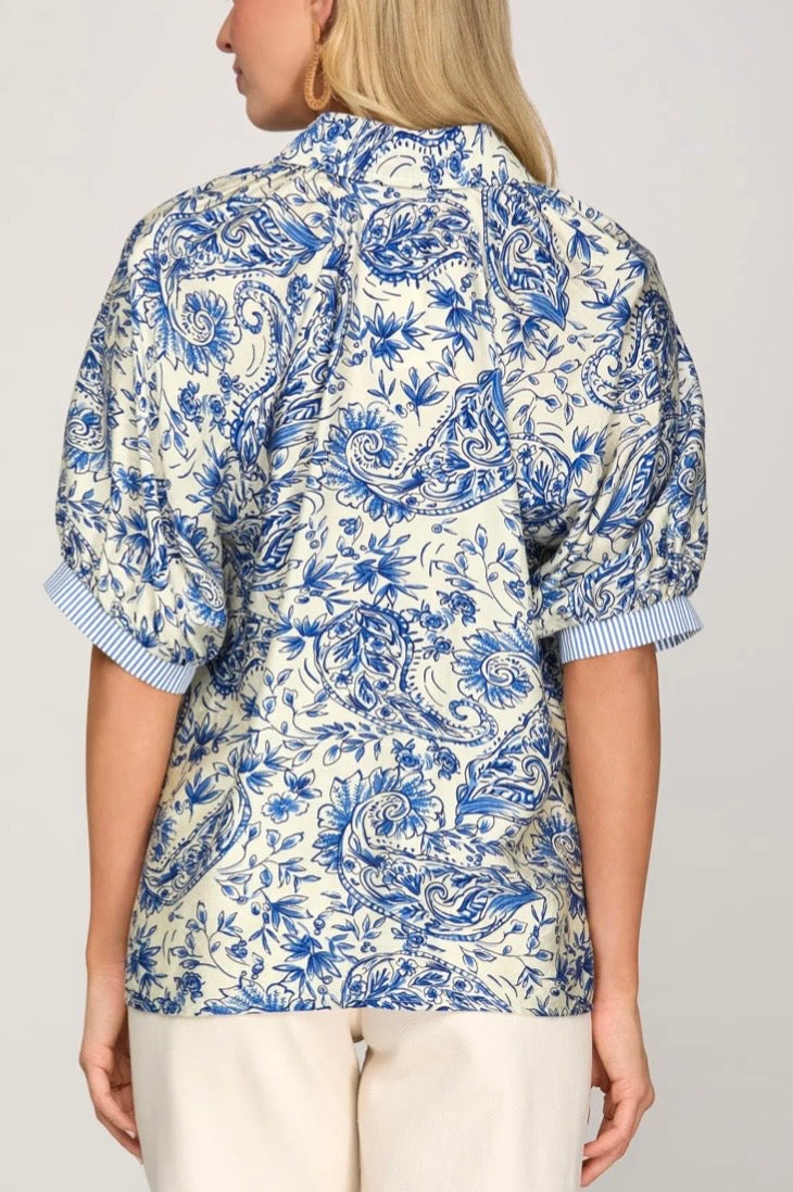 Into the Blue Blouse