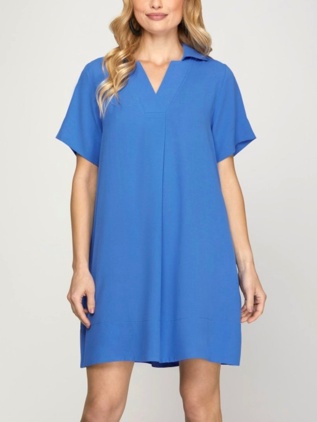 Collared Shift Dress (3 colors)