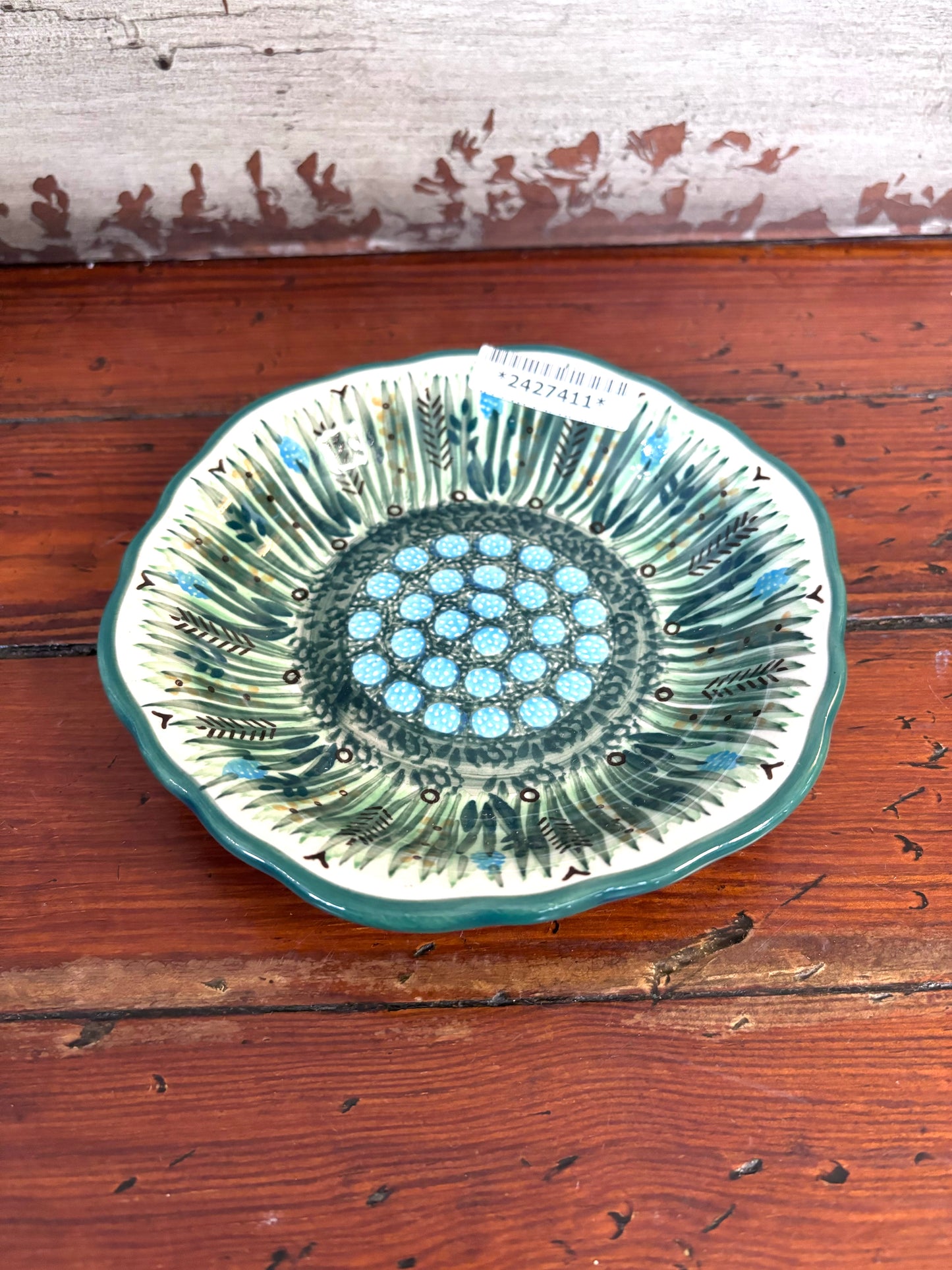 7” Unikat Scalloped Bowl