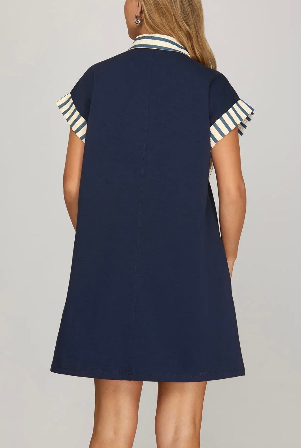 Luxe Knit Contrast Dress