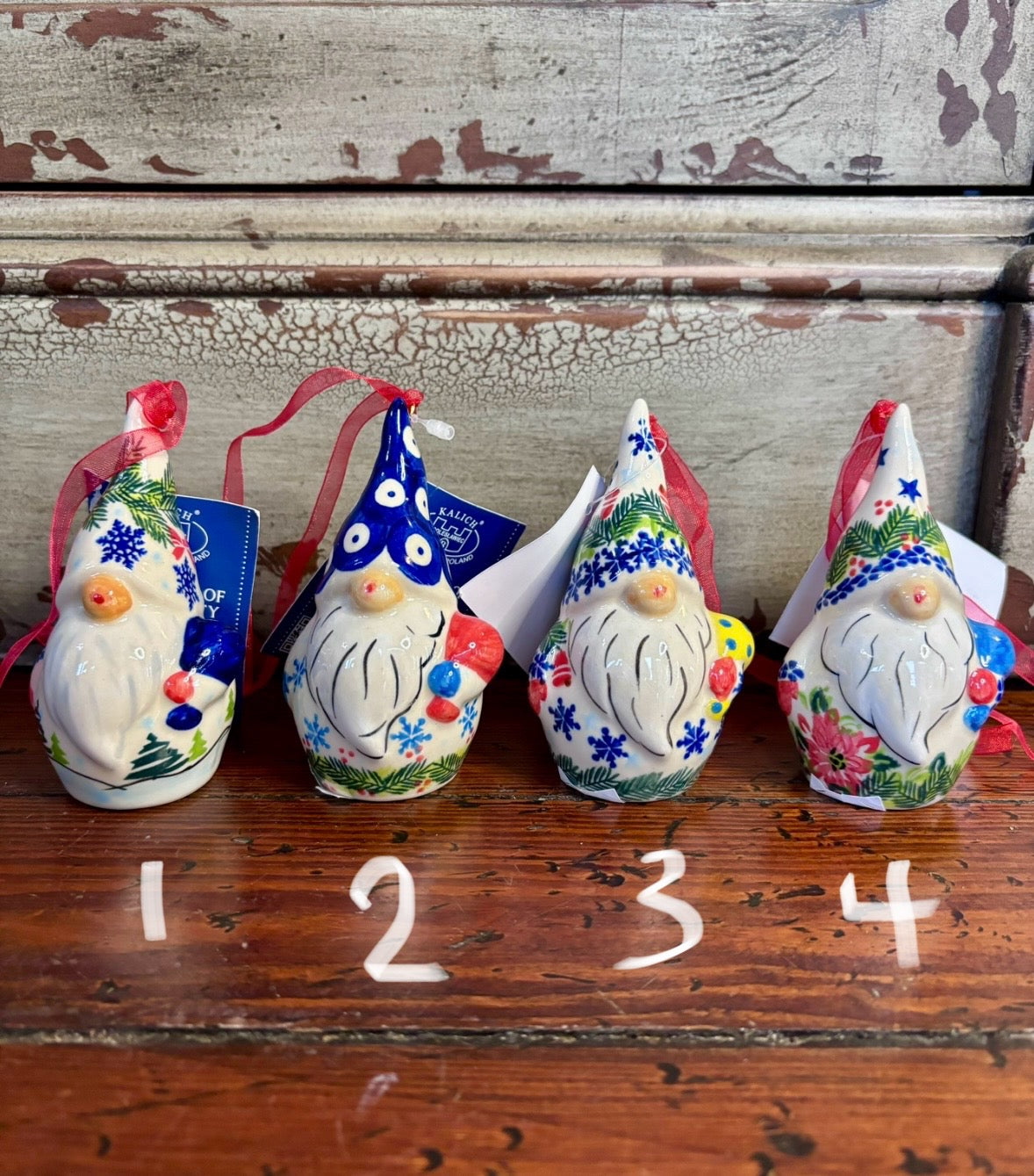 Santa Gnome Ornaments