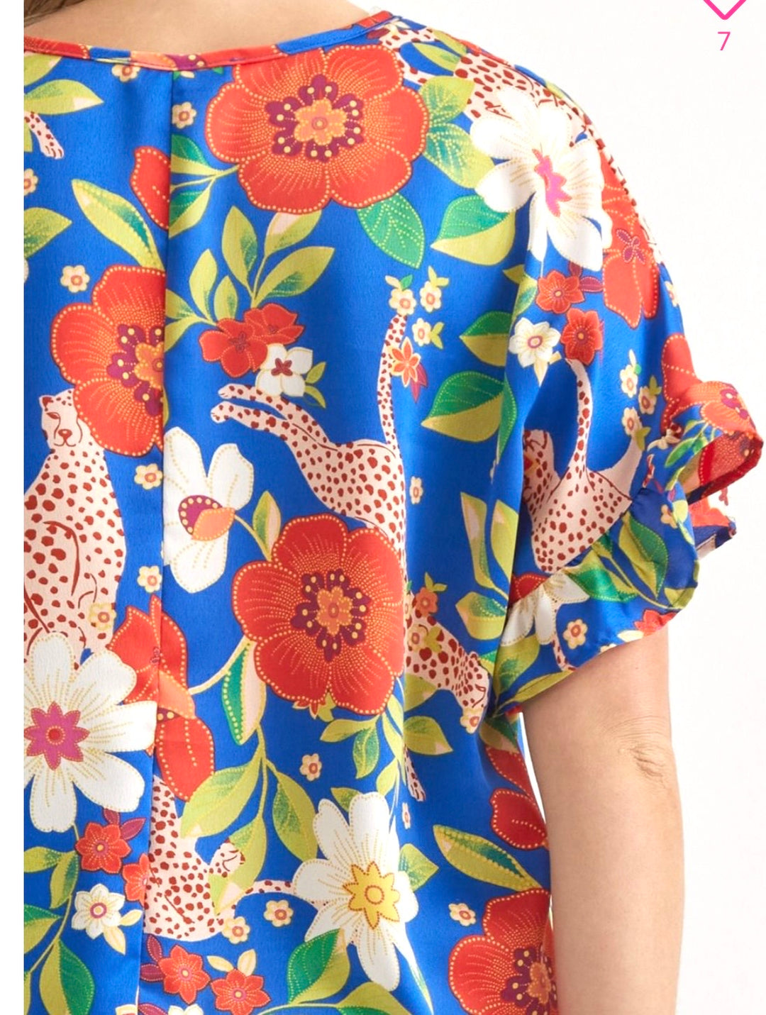 Leopard Garden Blouse