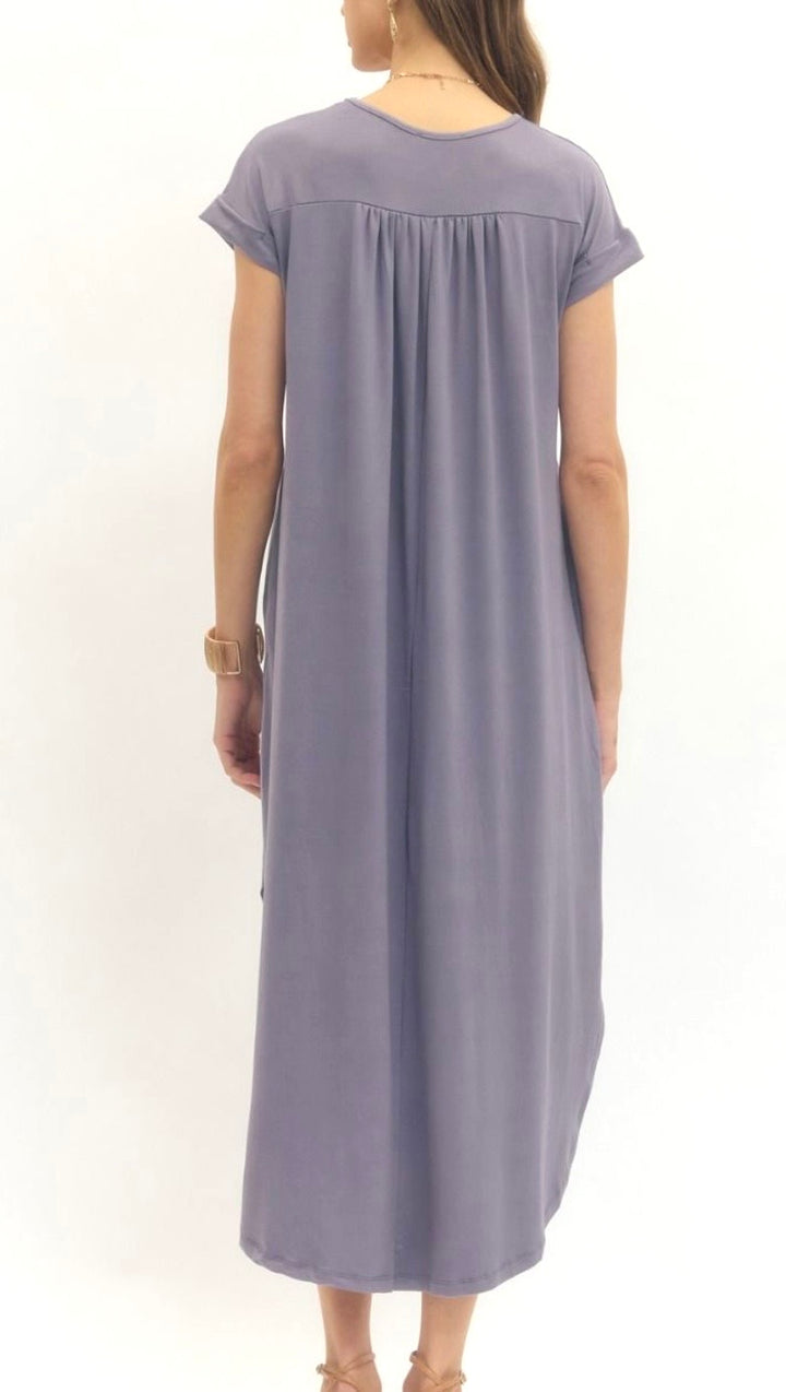 Jersey Knit Maxi Dress (2 colors)