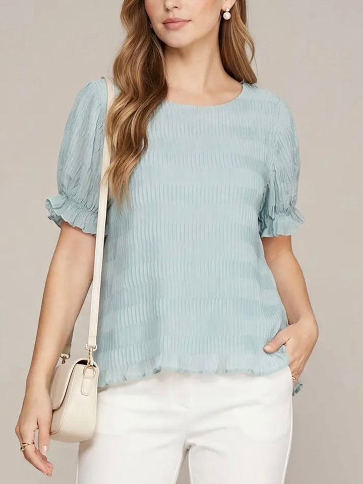 Pleated Blouse (2 colors)
