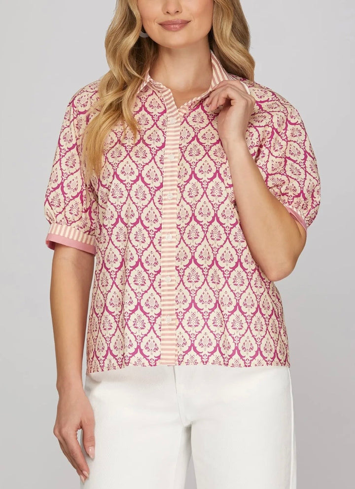 Damask Blouse
