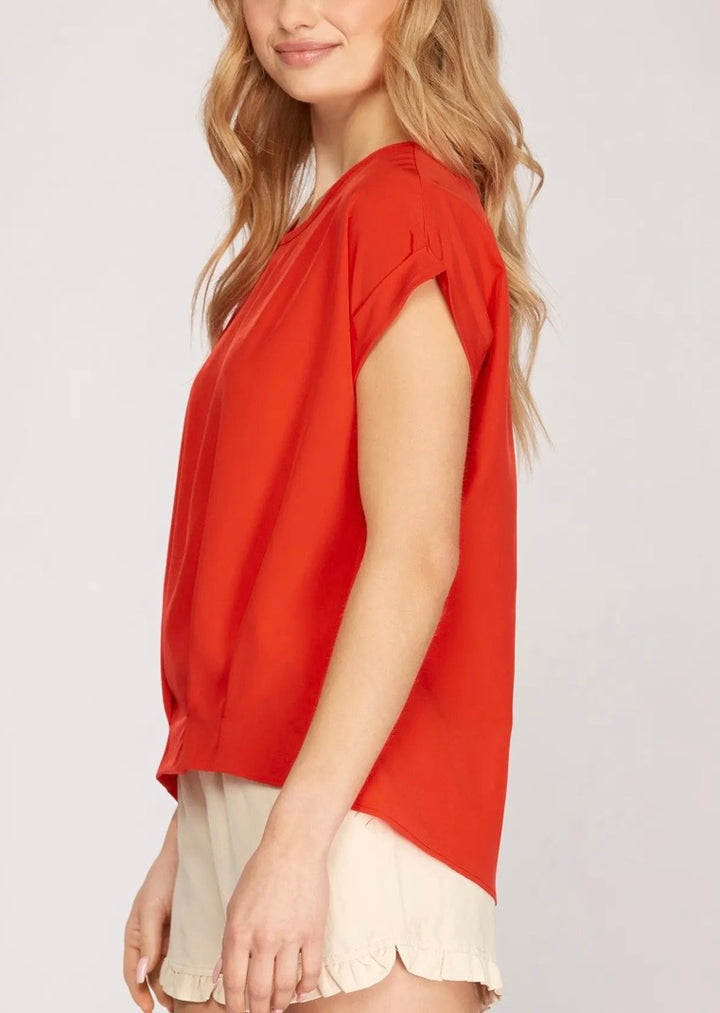 Front Pinned Blouse