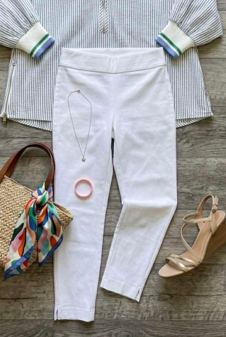 Pull-on Slim Ankle Pants