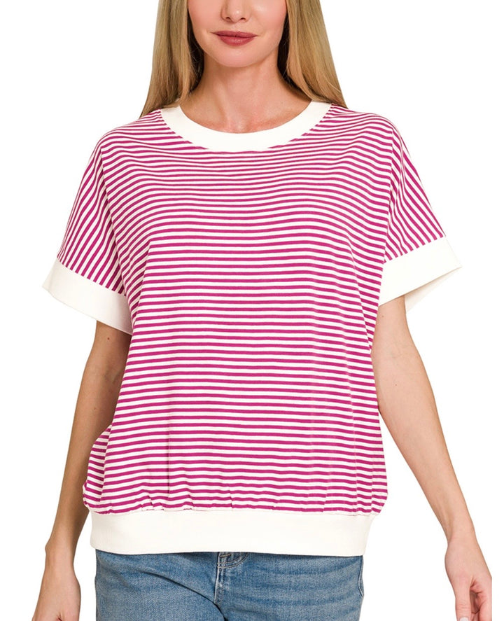 Striped Knit Top (2 colors)