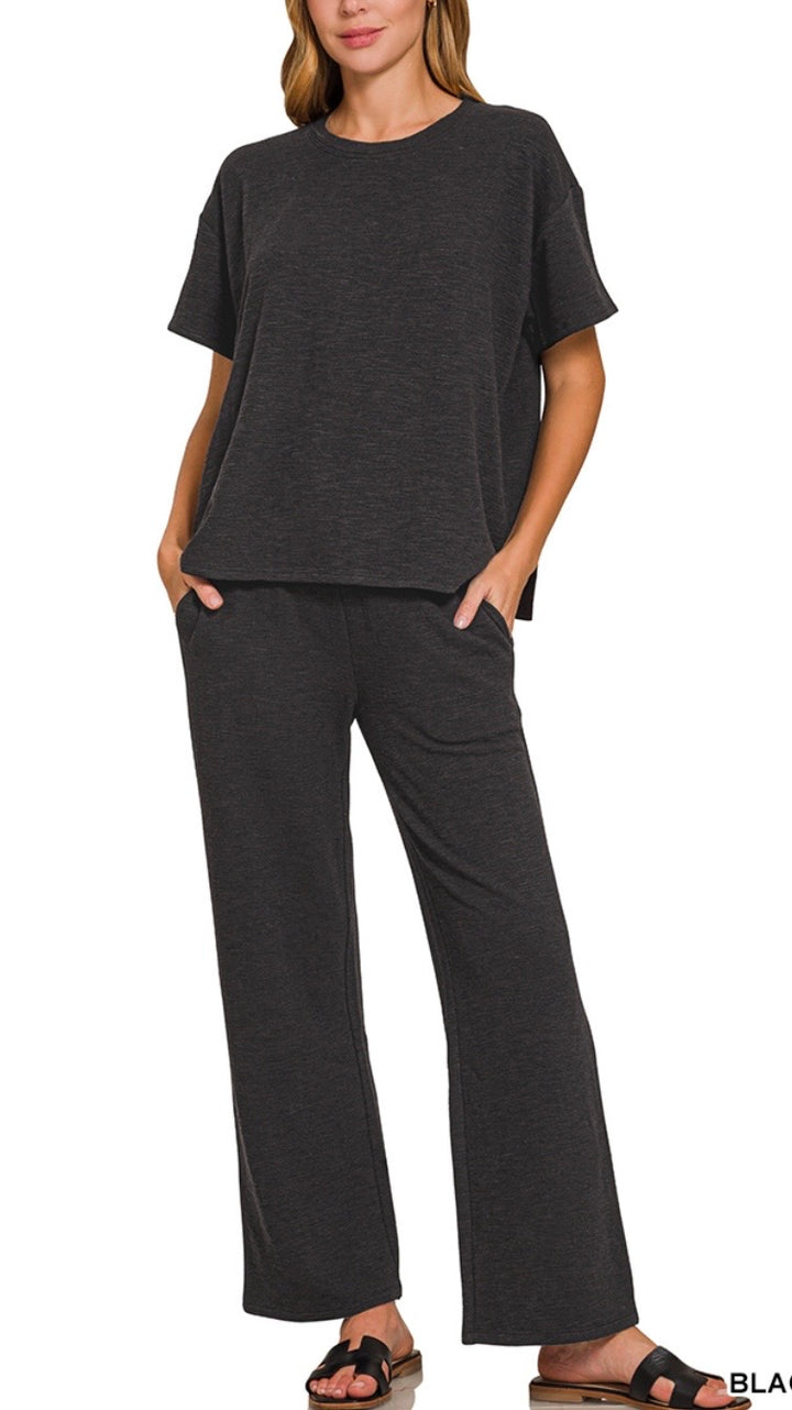 Slub Knit Set (4 colors)