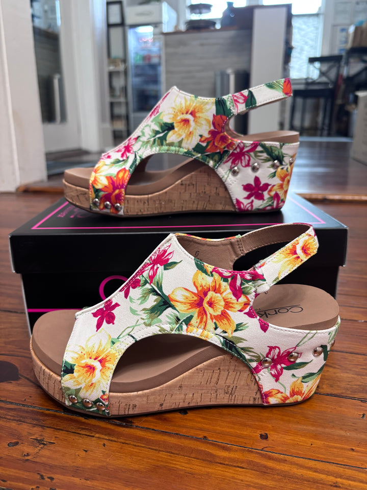 Corky’s White Floral Carley