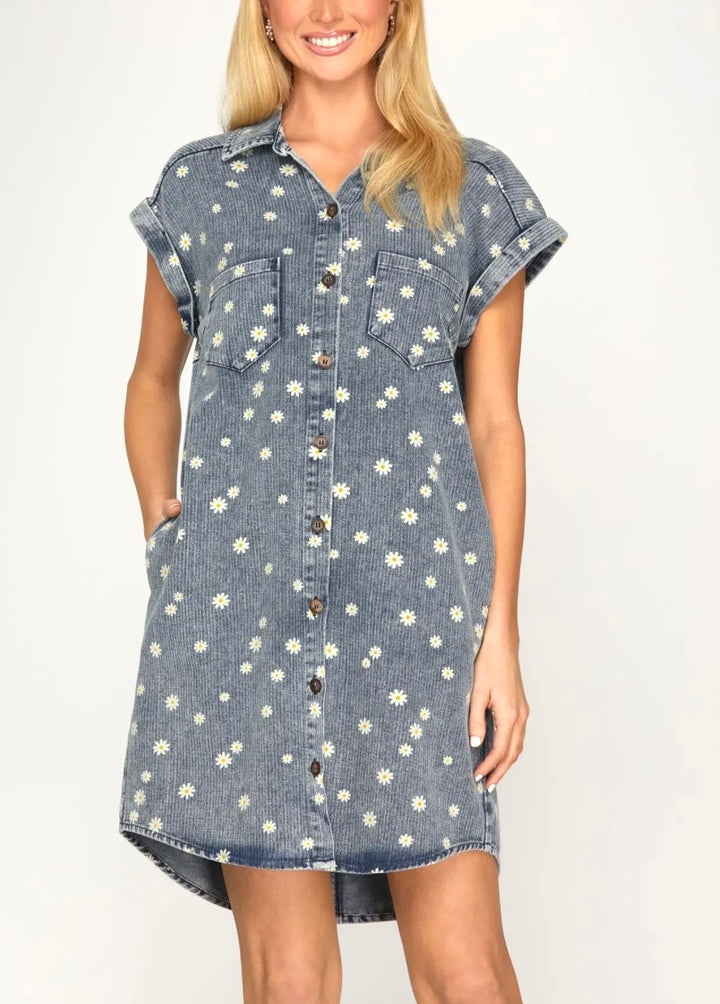 Daisy Denim Dress