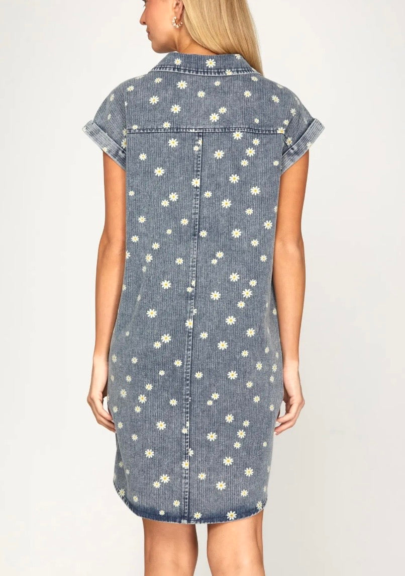 Daisy Denim Dress