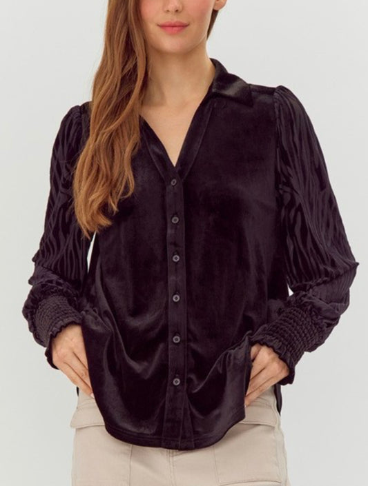 Velvet Blouse