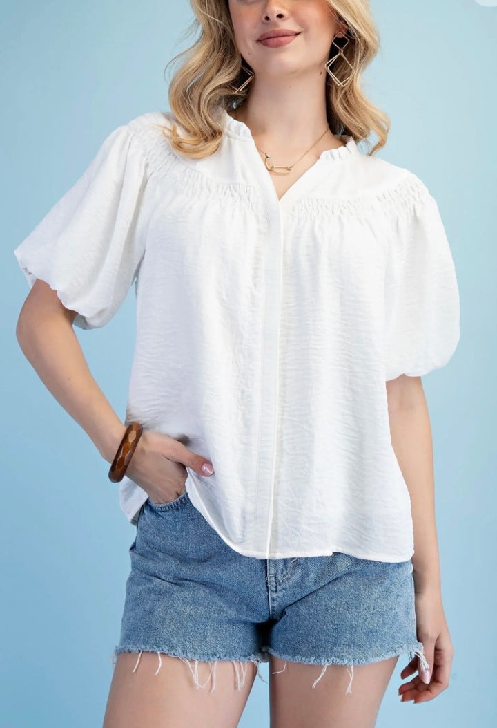 Purely Simple Blouse (2 colors)