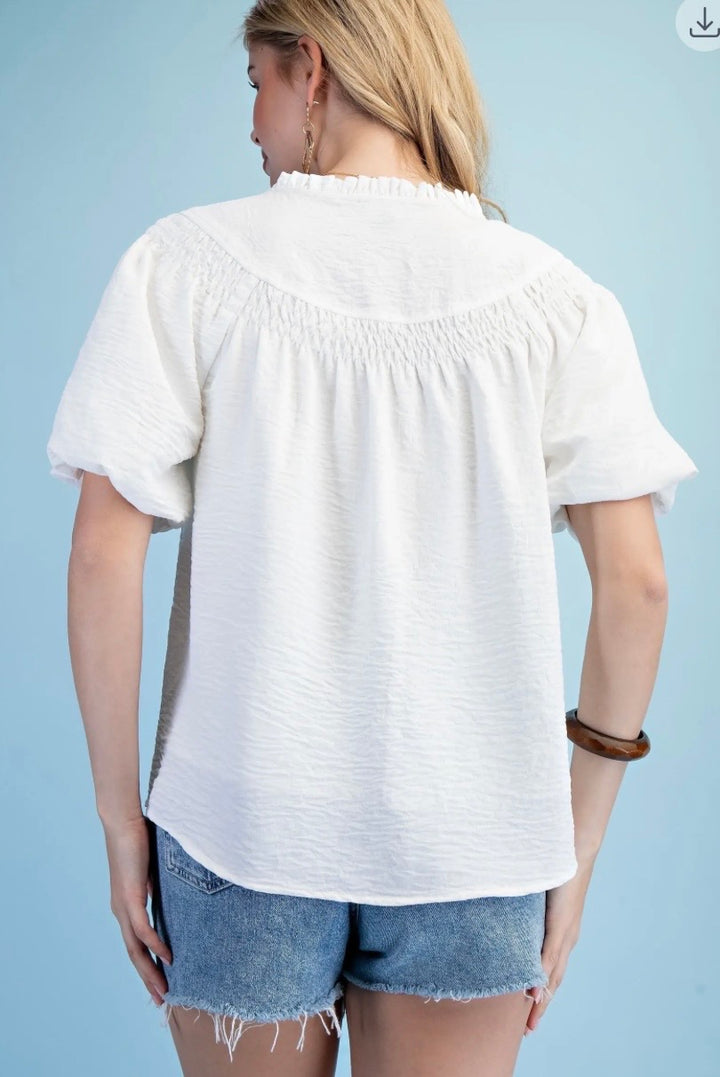 Purely Simple Blouse (2 colors)