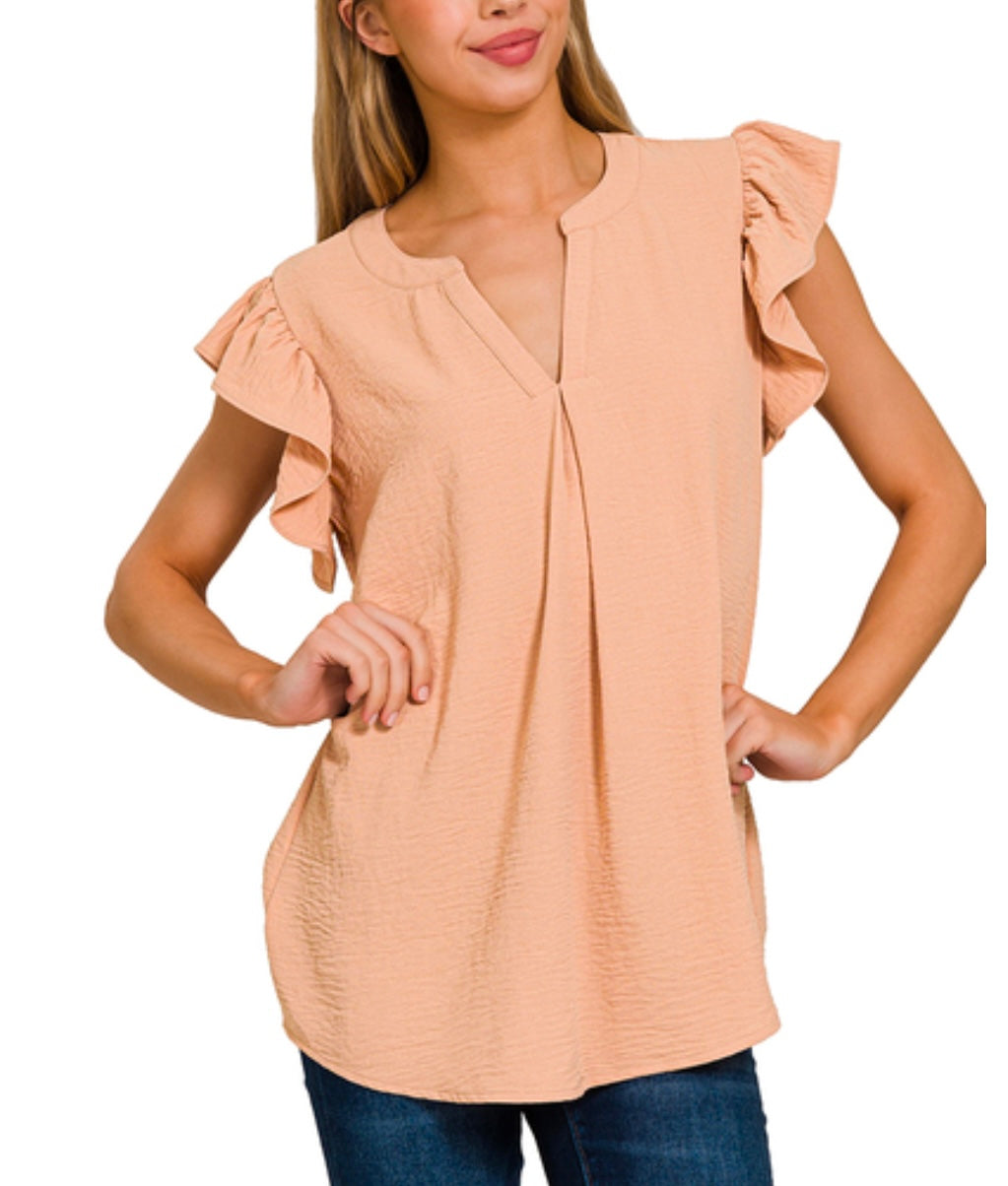 Sleeveless Airflow Blouse