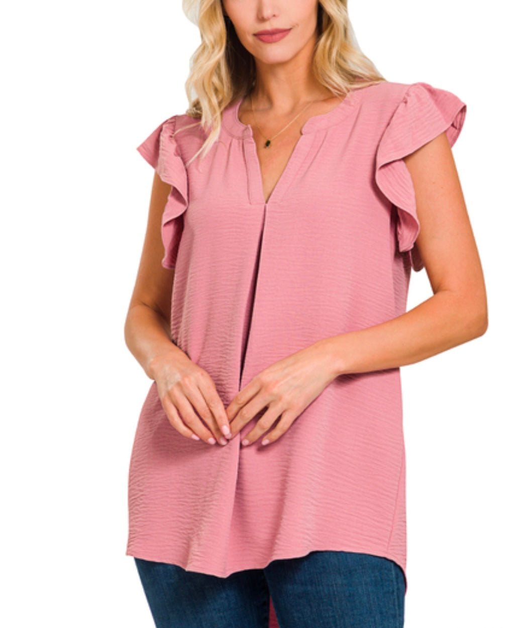 Sleeveless Airflow Blouse