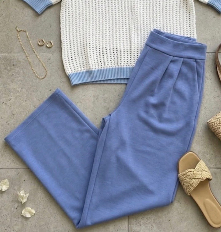 Luxe Knit Wide Leg Pants