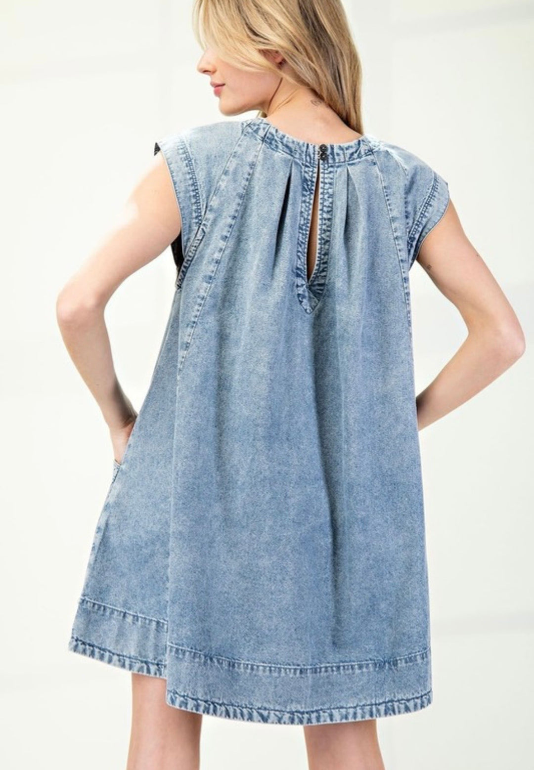 Mineral Wash Swing Dress