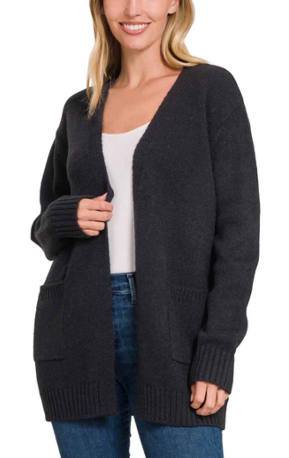 Open Front Cardigan