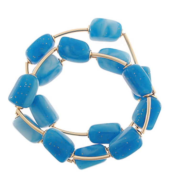 3 Row Marbke Bracelet ( 2 options)