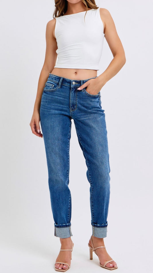 Judy Blue Vintage Boyfriend Jeans