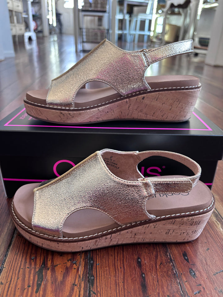 Corky’s Volta II Gold Crinkle Metallic