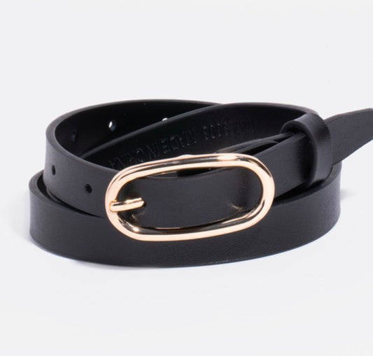 Oval Buckle Belt