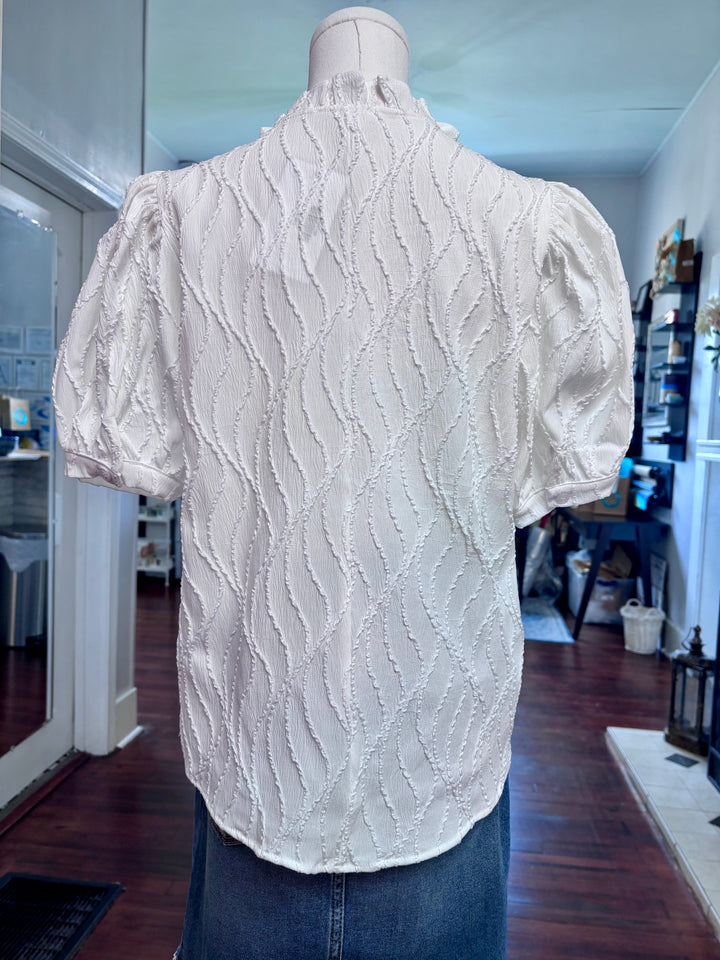 Textured Lines Top