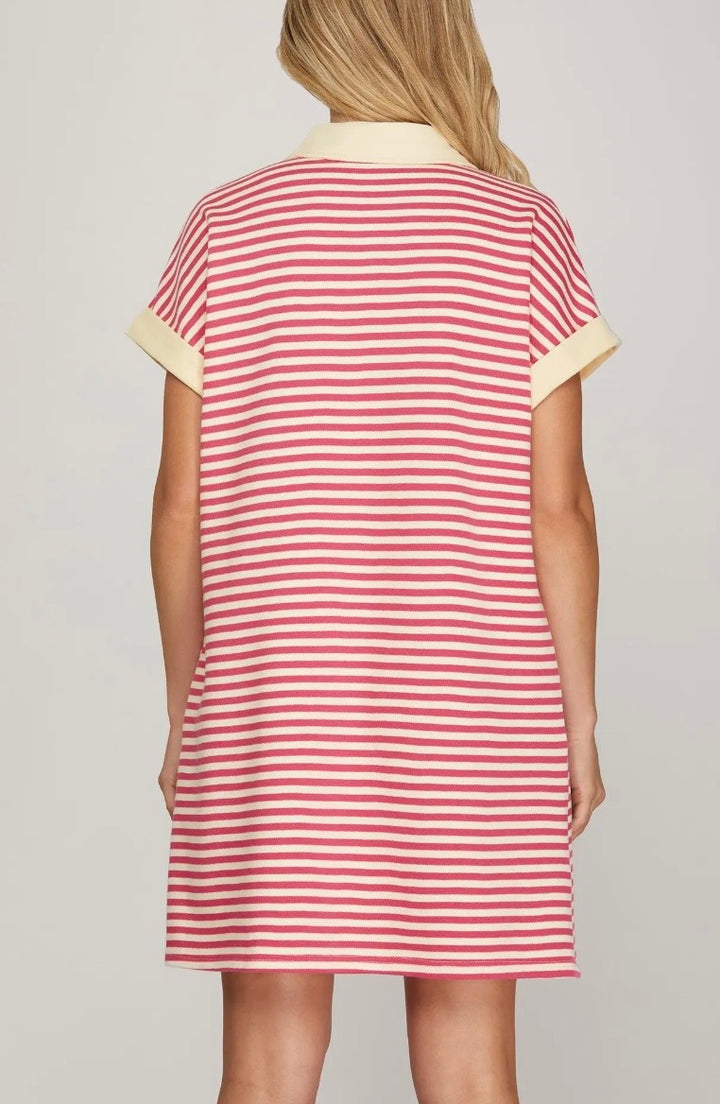 Striped Knit Dress