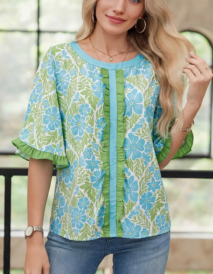 Seaside Florals Blouse