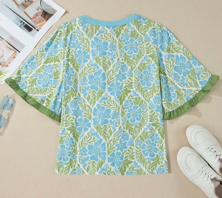 Seaside Florals Blouse