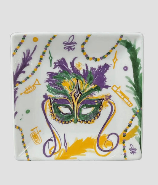 Dish - Mardi Gras Mask