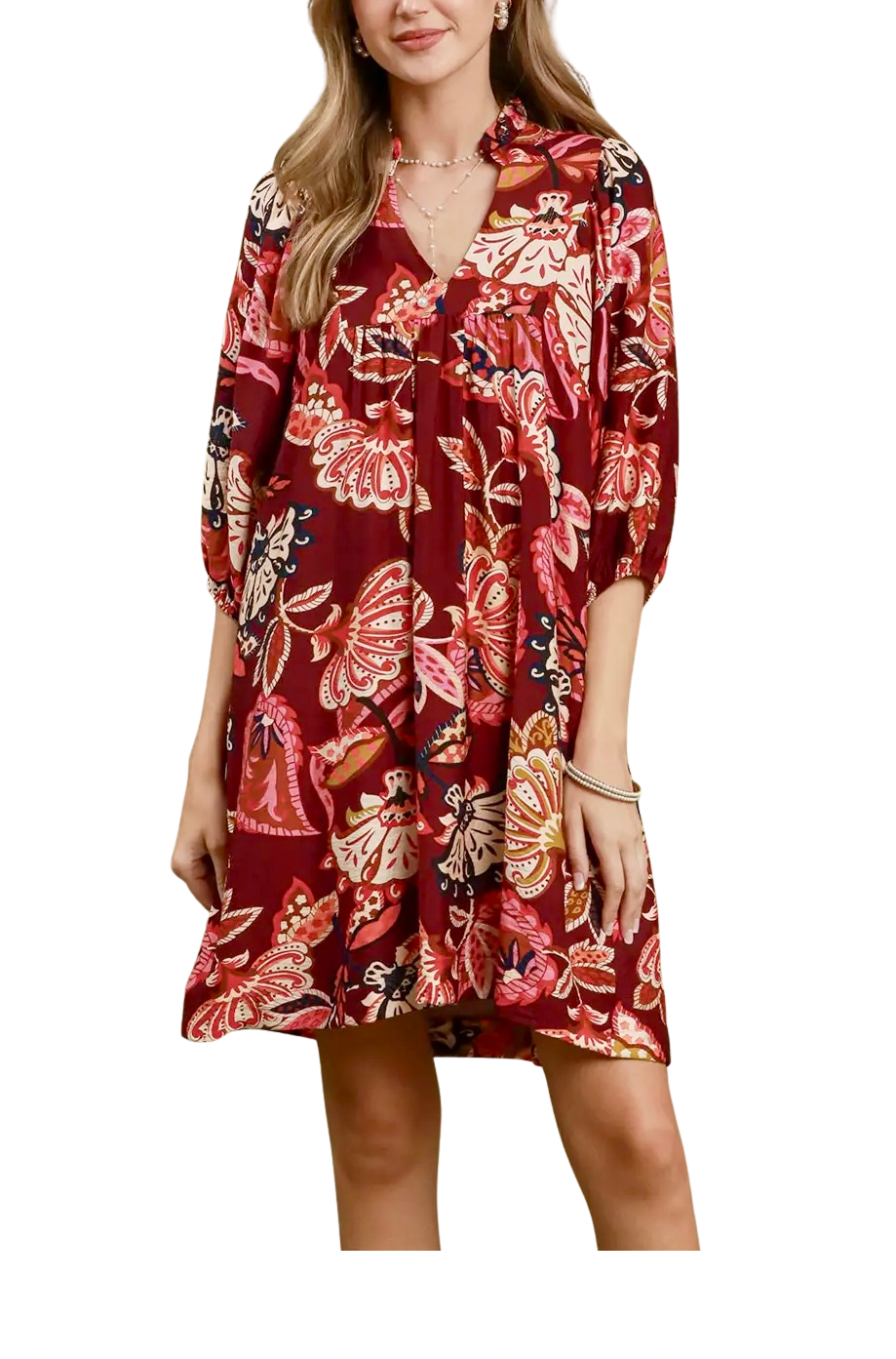 Abstract Baby Doll Dress