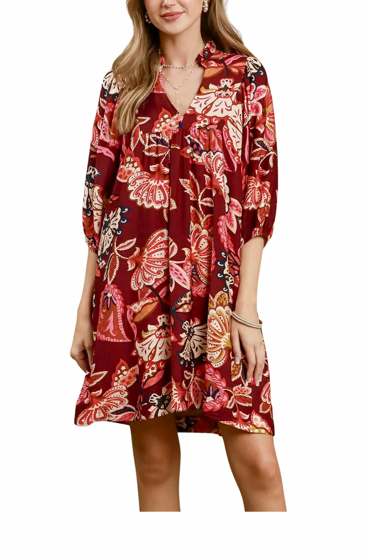 Abstract Baby Doll Dress