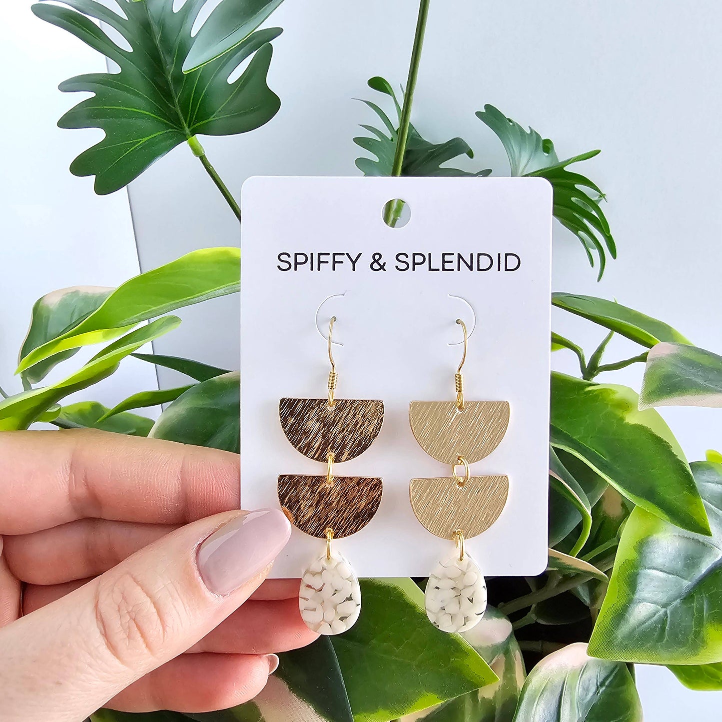 Aria Earrings - Pebble // Spring, Summer