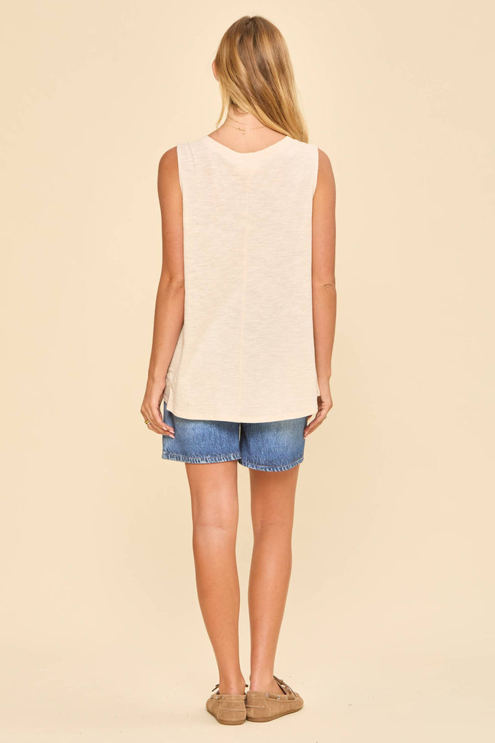 V-Neck Cotton Top