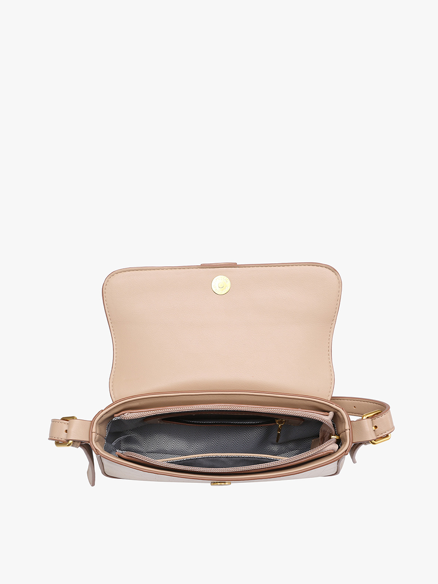 Lima Croc-Embossed Satchel/Shoulder Bag