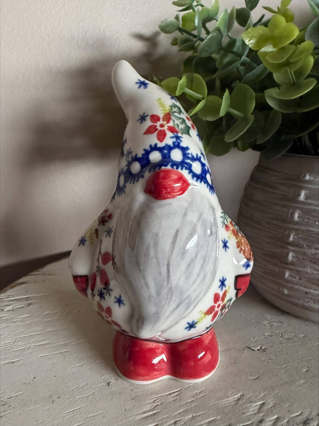 Polish Pottery Gnome-winter