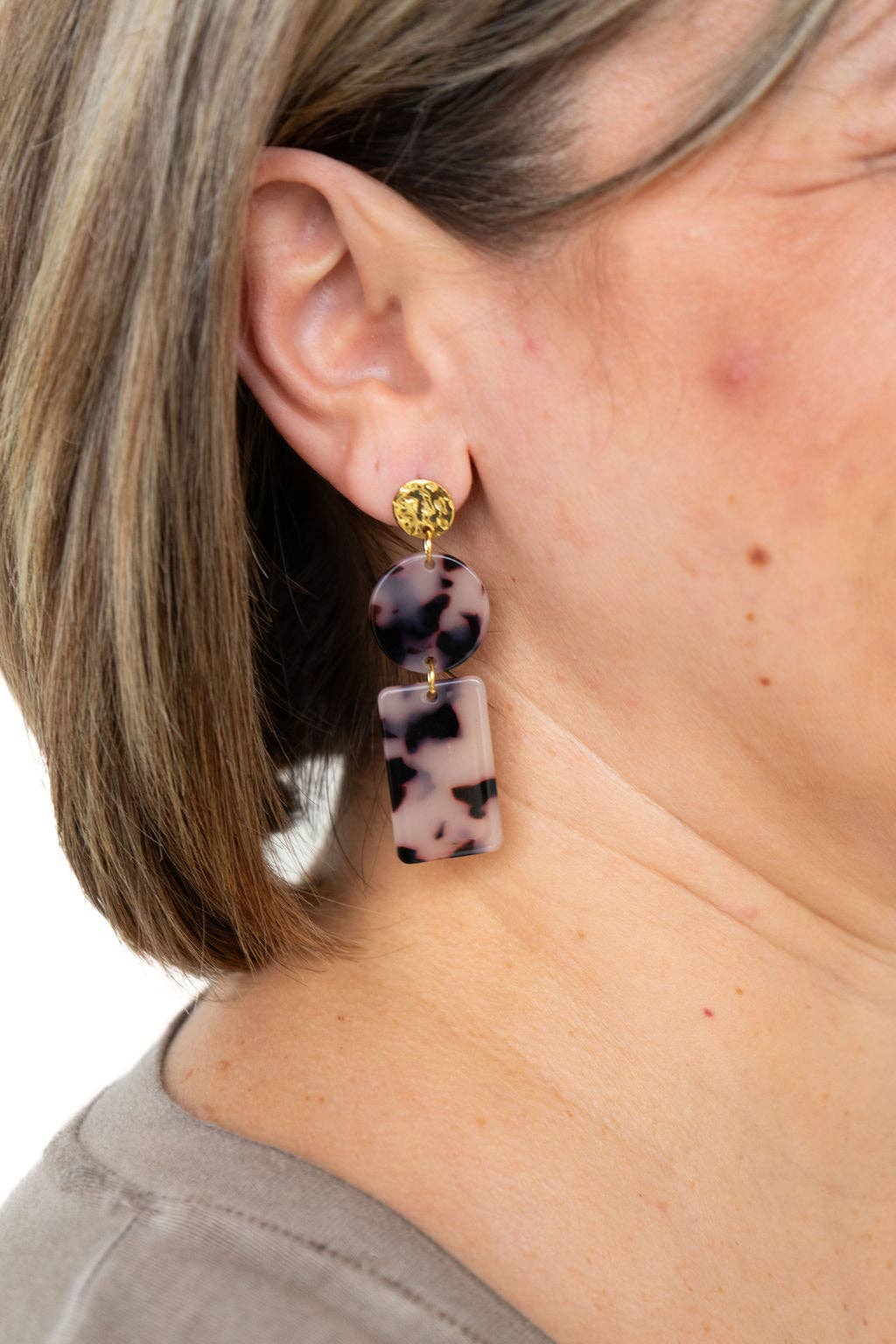 Nora Earrings - Blonde Tortoise // Jewelry, Gifts