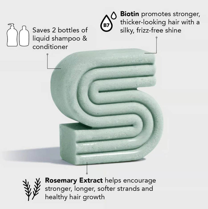 Rosemary &amp; Biotin Volumizing Solid Shampoo